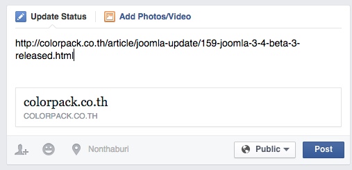 joomla facebook share 1