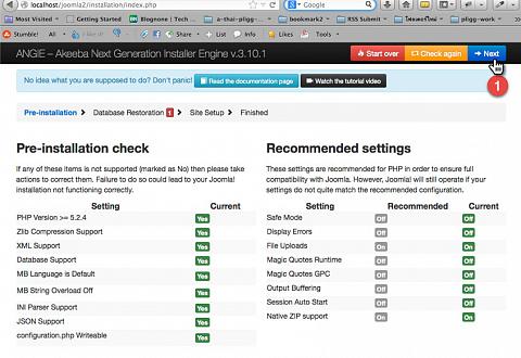 การ Restore เว็บ Joomla จาก Akeeba Backup